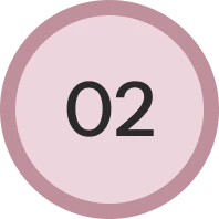 Number 02 in pink circle